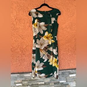 Floral Green Dress